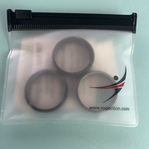 ROQ Step Ring- Black Camo- set of 3. Men’s size 15. Silicone. New- never worn.